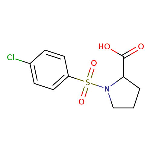 1-((4-Chlorophenyl)sulfonyl)pyrrolidine-2-carboxylic acid