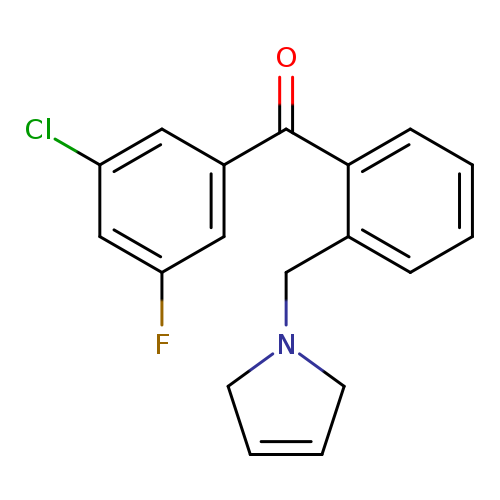 (3-Chloro-5-fluorophenyl)(2-((2,5-dihydro-1H-pyrrol-1-yl)methyl)phenyl)methanone