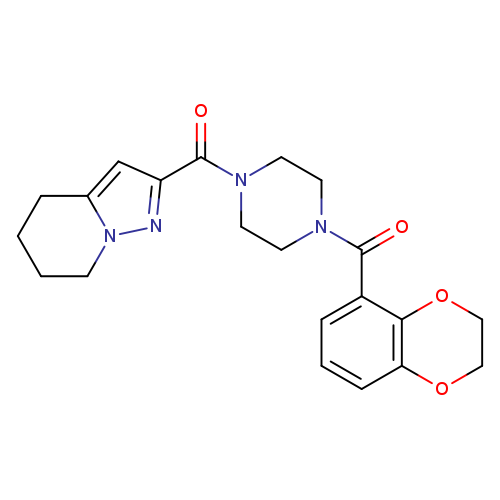1-(2,3-dihydro-1,4-benzodioxine-5-carbonyl)-4-{4H,5H,6H,7H-pyrazolo[1,5-a]pyridine-2-carbonyl}piperazine