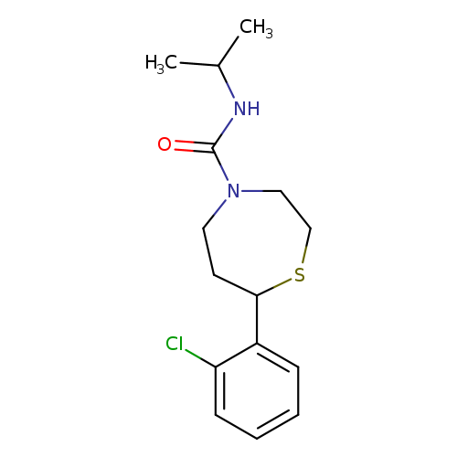 7-(2-chlorophenyl)-N-(propan-2-yl)-1,4-thiazepane-4-carboxamide