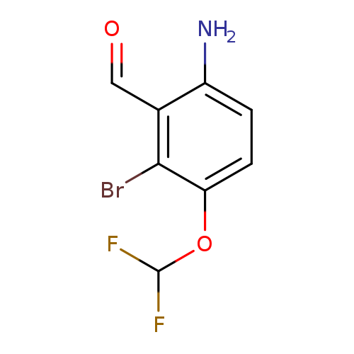 6-amino-2-bromo-3-(difluoromethoxy)benzaldehyde