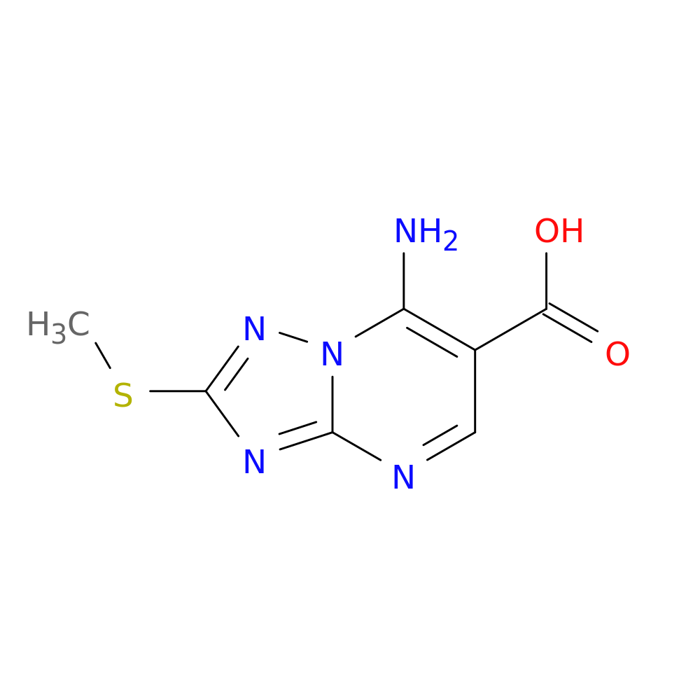 7-Amino-2-(methylsulfanyl)[1,2,4]triazolo[1,5-A]pyrimidine-6-carboxylic acid