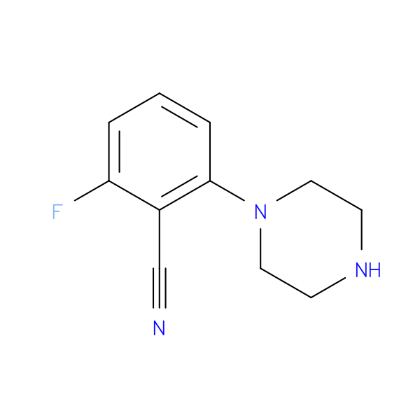 2-fluoro-6-(piperazin-1-yl)benzonitrile