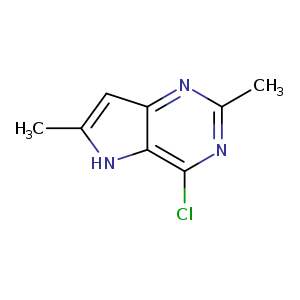 4-chloro-2,6-dimethyl-5h-pyrrolo[3,2-d]pyrimidine