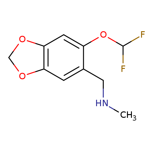 {[6-(difluoromethoxy)-1,3-dioxaindan-5-yl]methyl}(methyl)amine