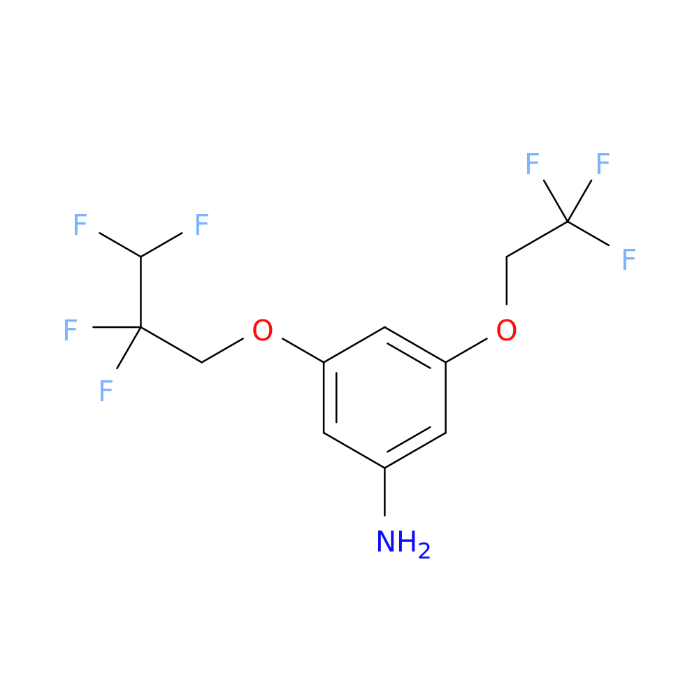3-(2,2,3,3-Tetrafluoropropoxy)-5-(2,2,2-trifluoroethoxy)aniline
