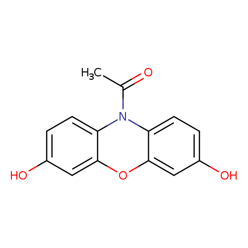 Ethanone, 1-(3,7-dihydroxy-10H-phenoxazin-10-yl)-