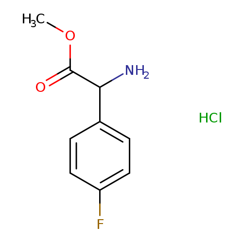 Methyl 2-amino-2-(4-fluorophenyl)acetate hydrochloride
