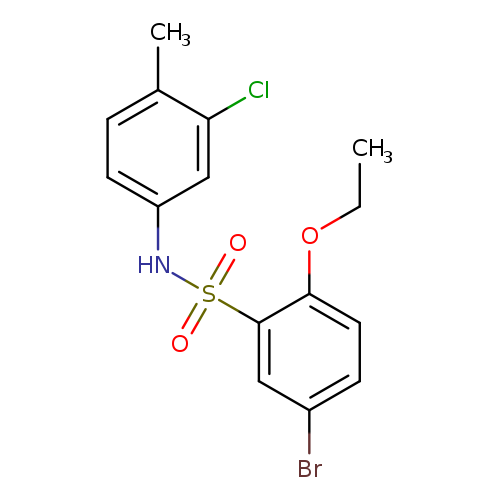 5-bromo-N-(3-chloro-4-methylphenyl)-2-ethoxybenzene-1-sulfonamide