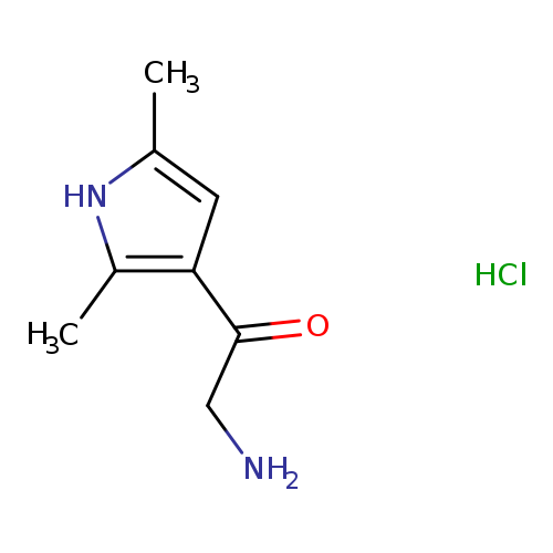 2-amino-1-(2,5-dimethyl-1H-pyrrol-3-yl)ethan-1-onehydrochloride