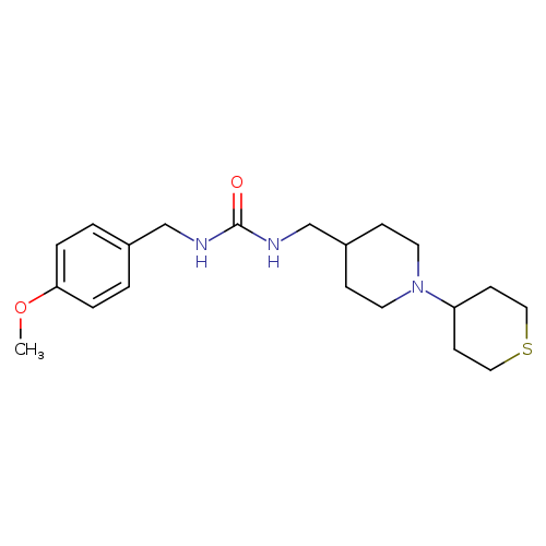 1-[(4-methoxyphenyl)methyl]-3-{[1-(thian-4-yl)piperidin-4-yl]methyl}urea