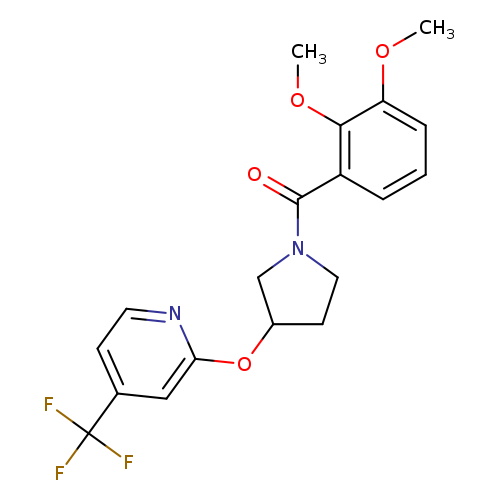 2-{[1-(2,3-dimethoxybenzoyl)pyrrolidin-3-yl]oxy}-4-(trifluoromethyl)pyridine