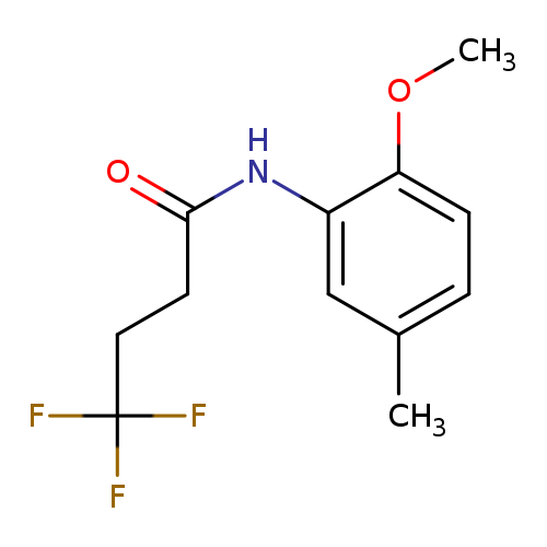 4,4,4-trifluoro-N-(2-methoxy-5-methylphenyl)butanamide