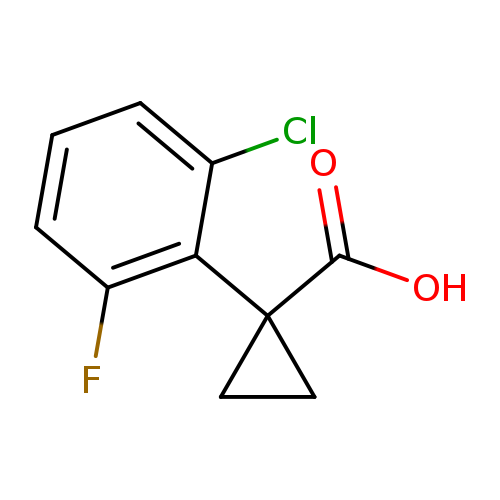 1-(2-chloro-6-fluorophenyl)cyclopropane-1-carboxylic acid