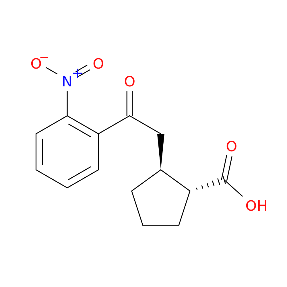 trans-2-[2-Oxo-2-(2-nitrophenyl)ethyl]cyclopentane-1-carboxylic acid