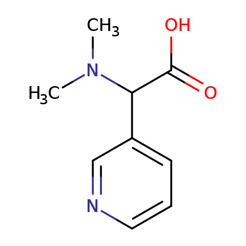 2-(dimethylamino)-2-(pyridin-3-yl)acetic acid