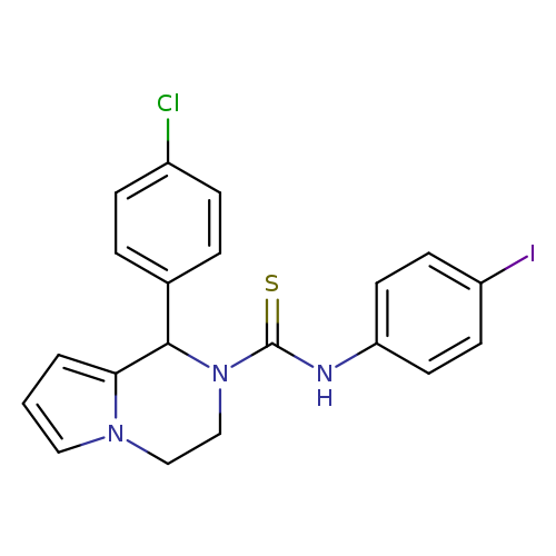 1-(4-chlorophenyl)-N-(4-iodophenyl)-1H,2H,3H,4H-pyrrolo[1,2-a]pyrazine-2-carbothioamide