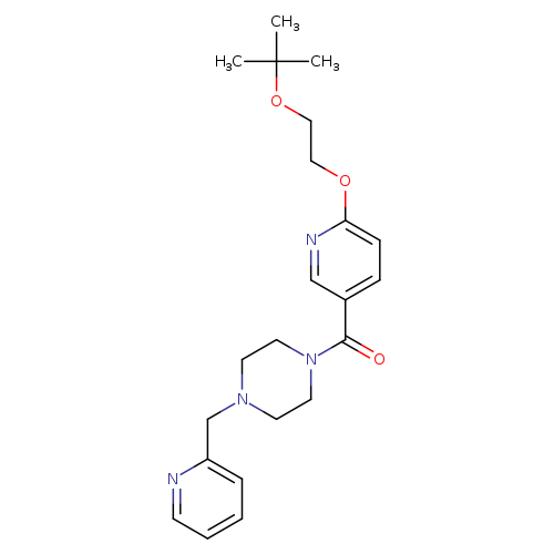 1-{6-[2-(tert-butoxy)ethoxy]pyridine-3-carbonyl}-4-[(pyridin-2-yl)methyl]piperazine