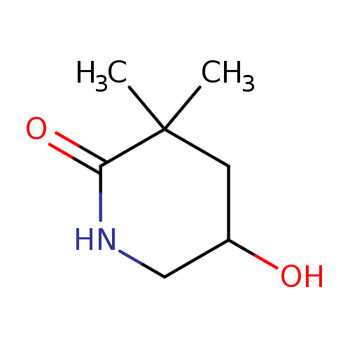 5-hydroxy-3,3-dimethylpiperidin-2-one