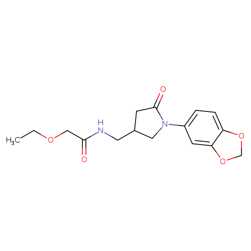 N-{[1-(2H-1,3-benzodioxol-5-yl)-5-oxopyrrolidin-3-yl]methyl}-2-ethoxyacetamide