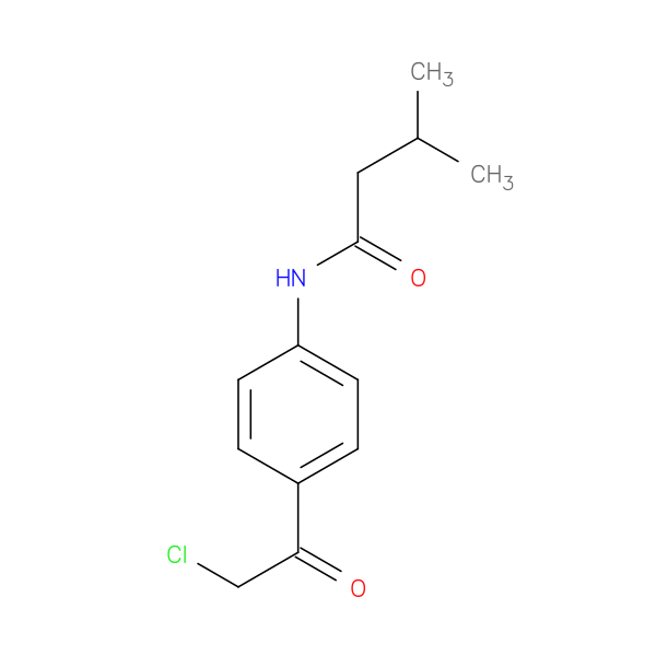 N-[4-(2-chloroacetyl)phenyl]-3-methylbutanamide