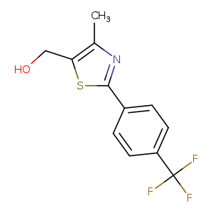 (4-METHYL-2-[4-(TRIFLUOROMETHYL)PHENYL]-1,3-THIAZOL-5-YL)METHANOL