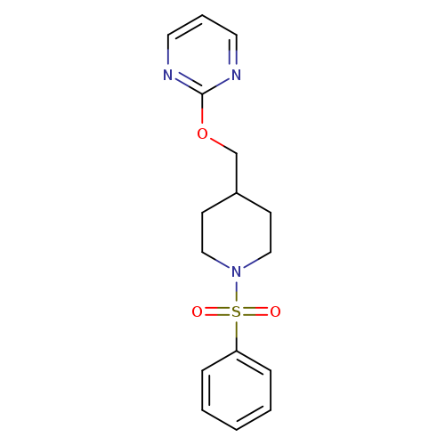 2-{[1-(benzenesulfonyl)piperidin-4-yl]methoxy}pyrimidine