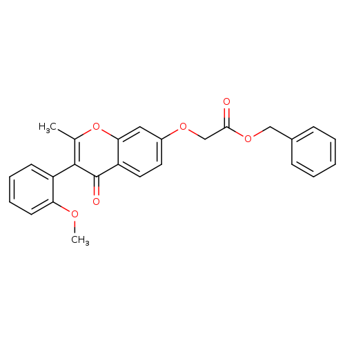 benzyl 2-{[3-(2-methoxyphenyl)-2-methyl-4-oxo-4H-chromen-7-yl]oxy}acetate