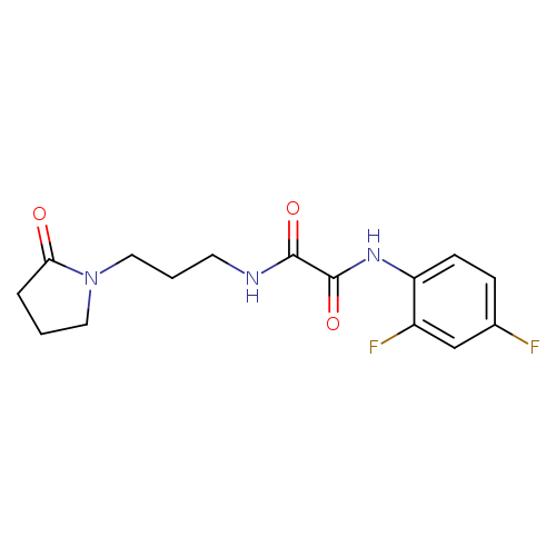 N'-(2,4-difluorophenyl)-N-[3-(2-oxopyrrolidin-1-yl)propyl]ethanediamide