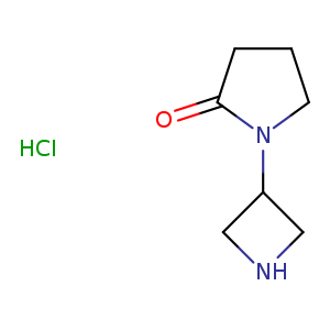 2-Pyrrolidinone, 1-(3-azetidinyl)-, hydrochloride (1:1)