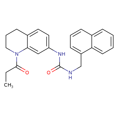 1-[(naphthalen-1-yl)methyl]-3-(1-propanoyl-1,2,3,4-tetrahydroquinolin-7-yl)urea