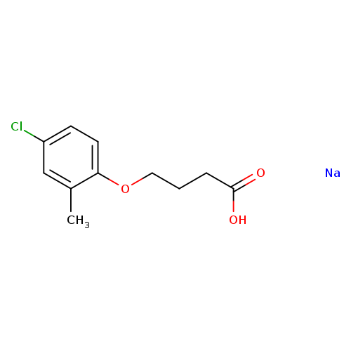 sodium 4-(4-chloro-o-tolyloxy)butyrate
