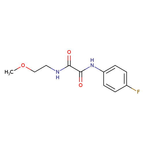 N'-(4-fluorophenyl)-N-(2-methoxyethyl)ethanediamide