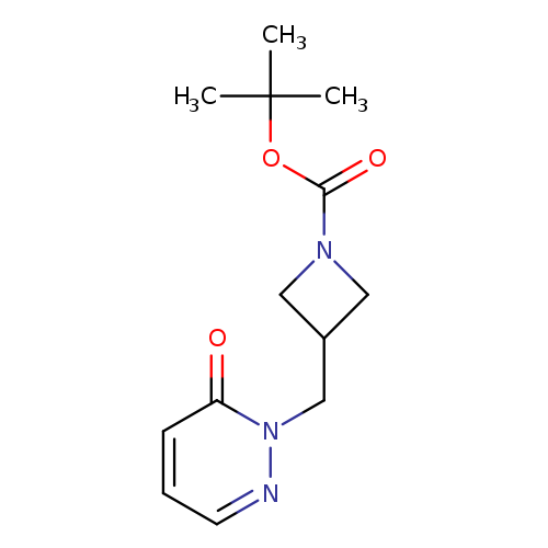tert-butyl 3-[(6-oxo-1,6-dihydropyridazin-1-yl)methyl]azetidine-1-carboxylate