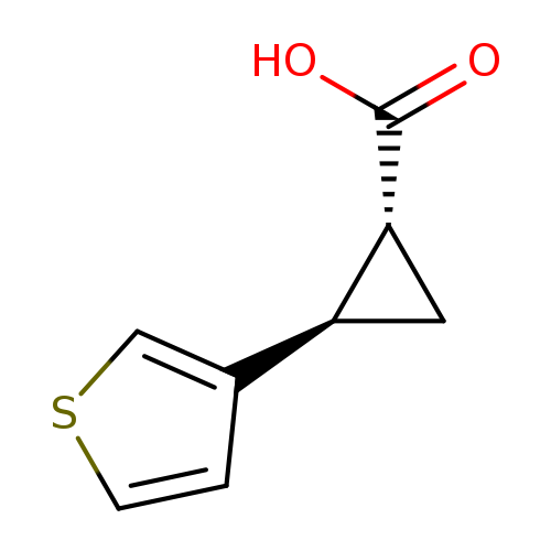 rel-(1R,2R)-2-(3-Thienyl)cyclopropanecarboxylic acid