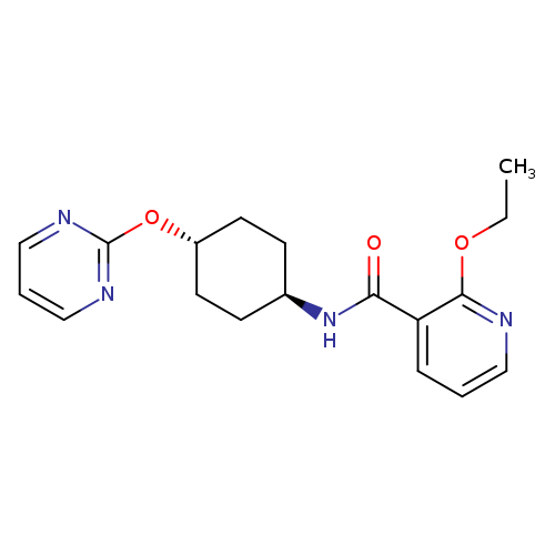 2-ethoxy-N-[(1r,4r)-4-(pyrimidin-2-yloxy)cyclohexyl]pyridine-3-carboxamide
