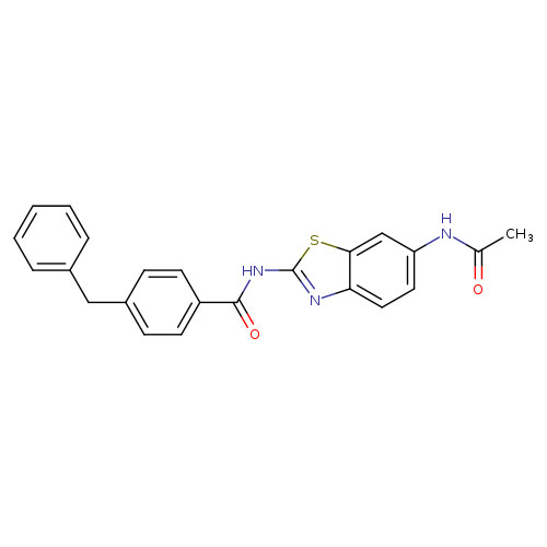 4-benzyl-N-(6-acetamido-1,3-benzothiazol-2-yl)benzamide