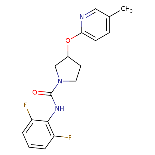 N-(2,6-difluorophenyl)-3-[(5-methylpyridin-2-yl)oxy]pyrrolidine-1-carboxamide