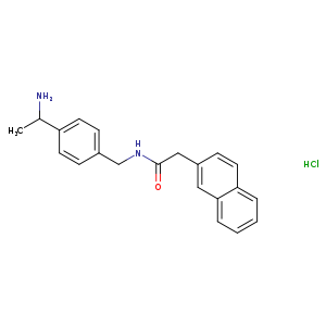 N-{[4-(1-aminoethyl)phenyl]methyl}-2-(naphthalen-2-yl)acetamidehydrochloride