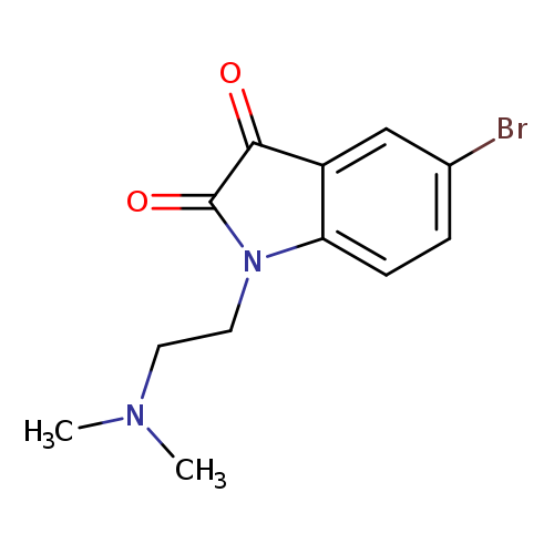 5-Bromo-1-[2-(dimethylamino)ethyl]-2,3-dihydro-1h-indole-2,3-dione