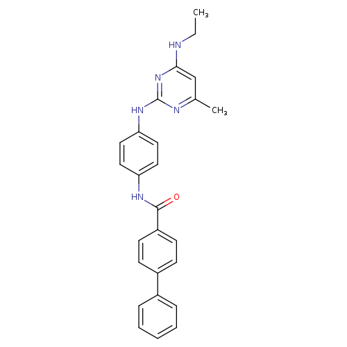 N-(4-{[4-(ethylamino)-6-methylpyrimidin-2-yl]amino}phenyl)-[1,1'-biphenyl]-4-carboxamide