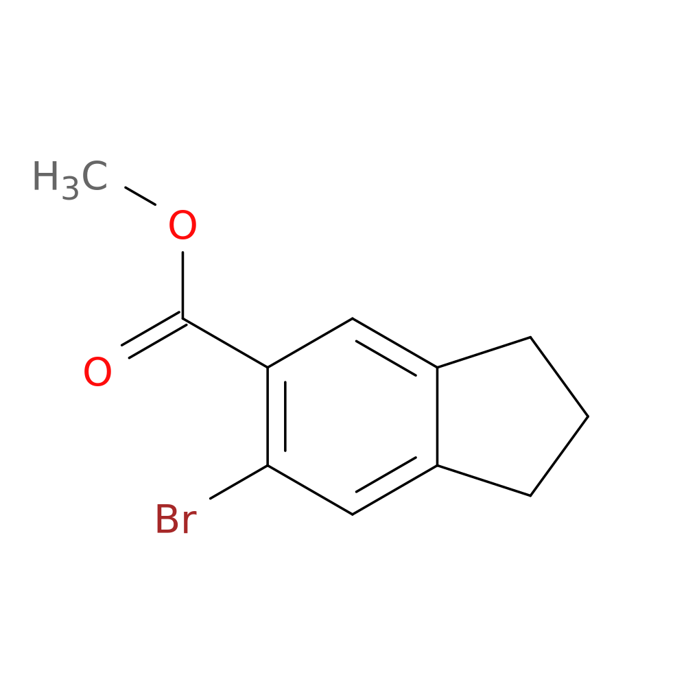 methyl 6-bromo-2,3-dihydro-1H-indene-5-carboxylate