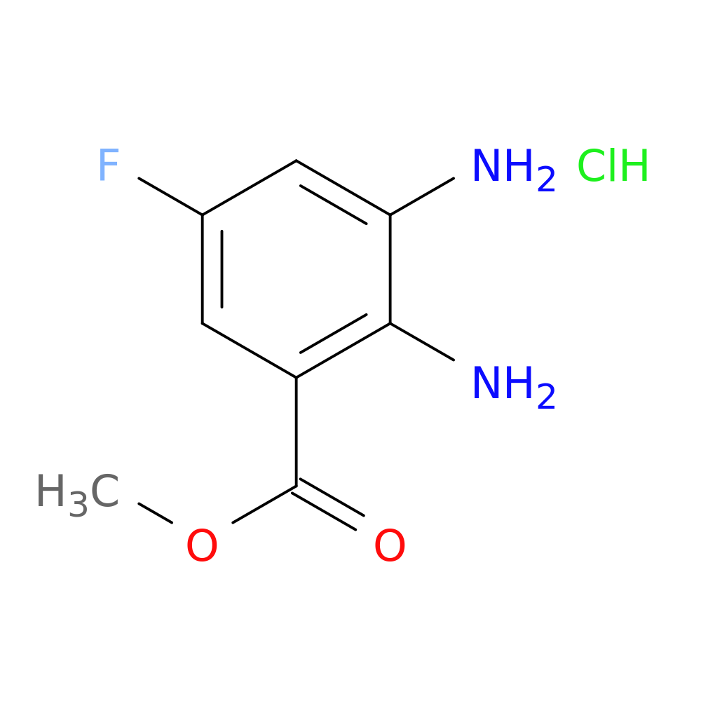 methyl 2,3-diamino-5-fluorobenzoate hydrochloride