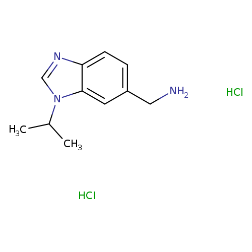 [1-(propan-2-yl)-1H-1,3-benzodiazol-6-yl]methanamine dihydrochloride
