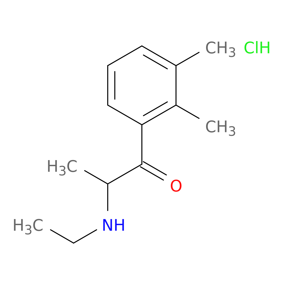 1-(2,3-dimethylphenyl)-2-(ethylamino)propan-1-one,monohydrochloride