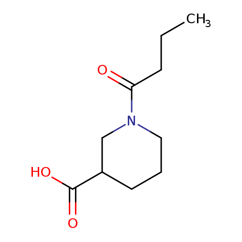 1-Butanoylpiperidine-3-carboxylic acid
