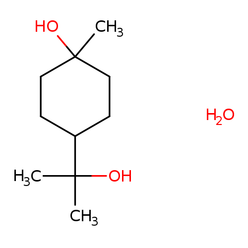 Cyclohexanemethanol, 4-hydroxy-α,α,4-trimethyl-, hydrate (1:1), cis-