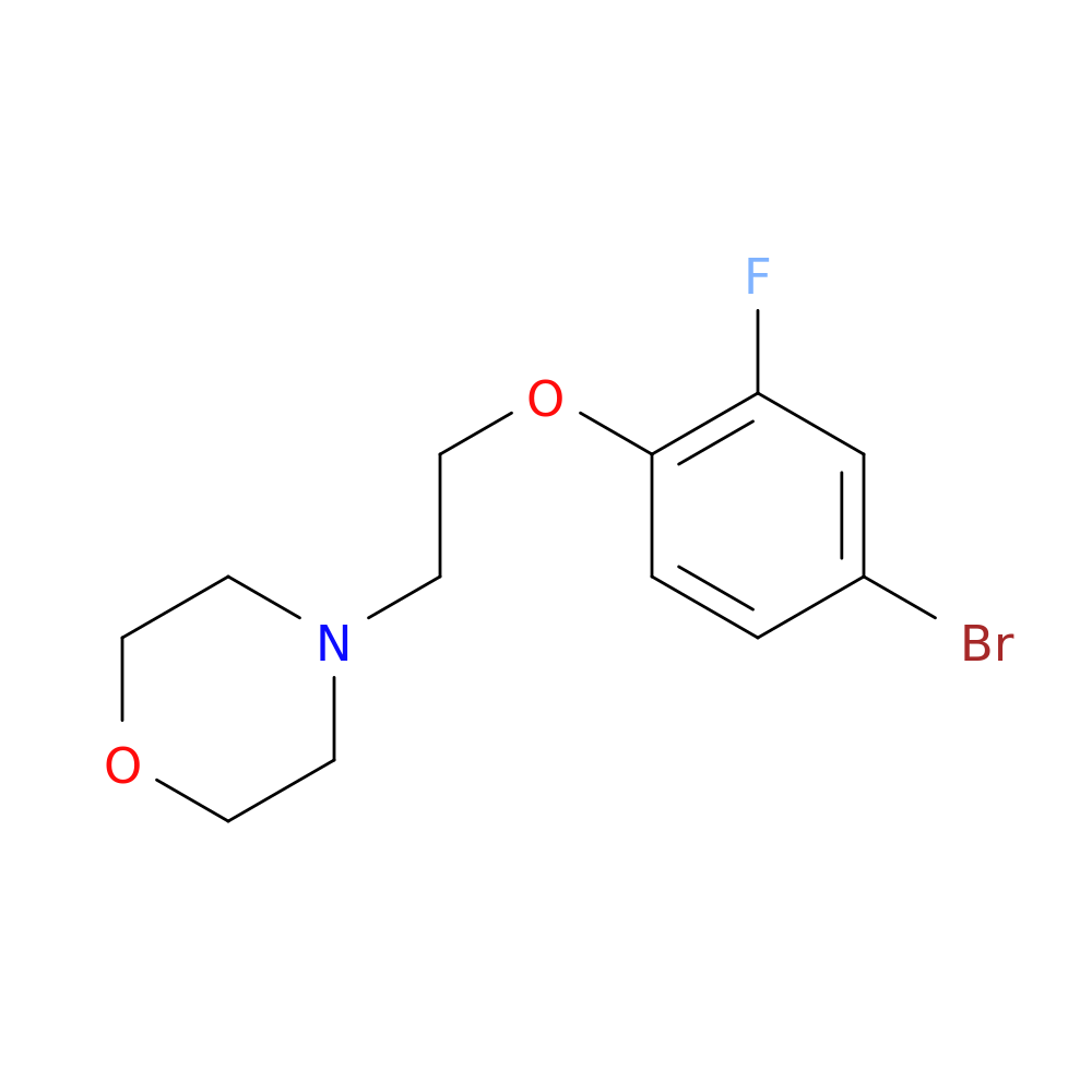 4-(2-(4-broMo-2-fluorophenoxy)ethyl)Morpholine