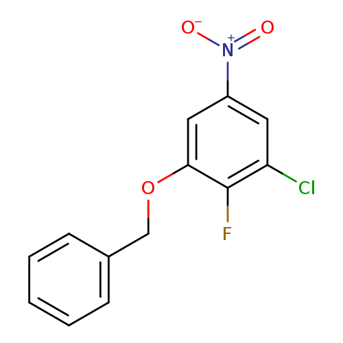 1-(benzyloxy)-3-chloro-2-fluoro-5-nitrobenzene
