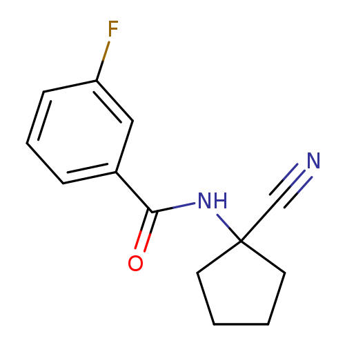 N-(1-CYANO-CYCLOPENTYL)-3-FLUORO-BENZAMIDE